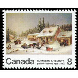 canada stamp 610piv the blacksmith s shop 8 1972