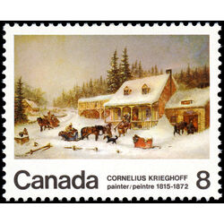 canada stamp 610pi db the blacksmith s shop 8 1972