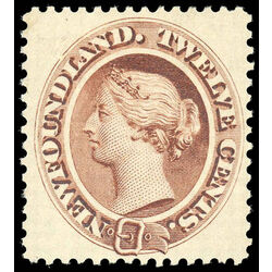 newfoundland stamp 29 queen victoria 12 1894 M VF 012
