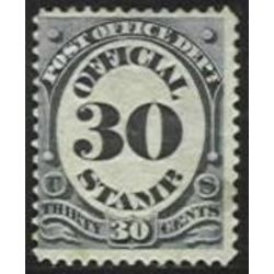 us stamp officials o o55 post office 30 1873