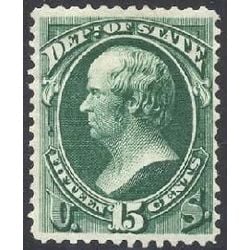 us stamp officials o o64 state 15 1873