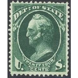 us stamp officials o o65 state 24 1873