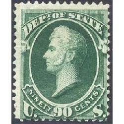 us stamp officials o o67 state 90 1873