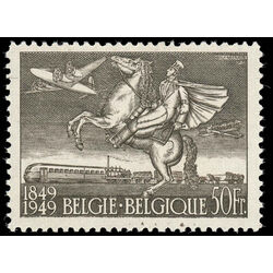 belgium stamp c12 evolution of postal transportation 1949