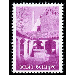 belgium stamp b564 nuns in courtyard 1954