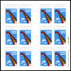 canada stamp pp picture postage pp covid covid thanks merci 2020 M VFNH BK