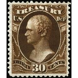 us stamp officials o o81 treasury 30 1873