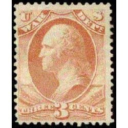 us stamp o officials o85 war 3 1873