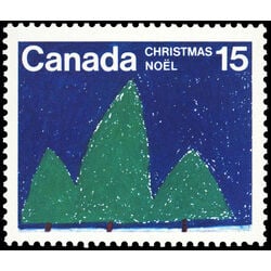canada stamp 679 christmas trees 15 1975
