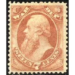 us stamp o officials o87 war 7 1873