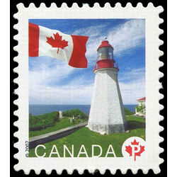 canada stamp 2253bi flag over pachena point lighthouse bc corrected image 2008