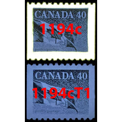 canada stamp 1194ct1 flag 40 1990 M VFNH 001