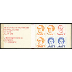 canada stamp bk booklets bk74 caricature definitives 1974 A 003