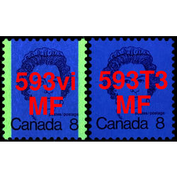 canada stamp 593t3 queen elizabeth ii 8 1973