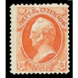 us stamp officials o o103 interior 24 1879
