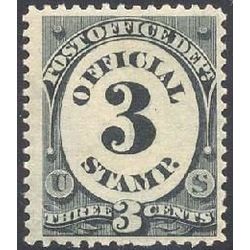 us stamp officials o o108 post office 3 1879