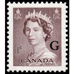 canada stamp o official o33 queen elizabeth ii karsh portrait 1 1953