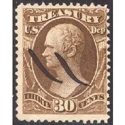 us stamp officials o o112 treasury 30 1879
