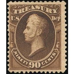 us stamp officials o o113 treasury 90 1879