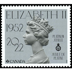 canada stamp 3317 platinum jubilee of her majesty queen elizabeth ii 2022 M VFNH