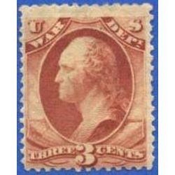 us stamp o officials o116 war 3 1879