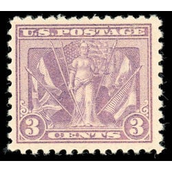 us stamp postage issues 537b victory and flags 3 1919