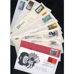 collection of 20 different old canada first day covers years 1966 1971  