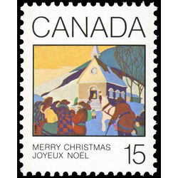 canada stamp 870i christmas morning 15 1980