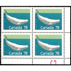 canada stamp 1179b beluga whale 78 1990 CB LR 004