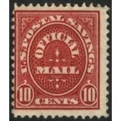 us stamp o officials o126 postal savings 10 1911