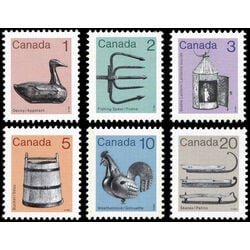 canada stamp 917 922 low value artifact definitives 1982