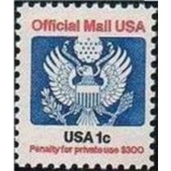 us stamp o officials o127 official mail great seal 1 1983