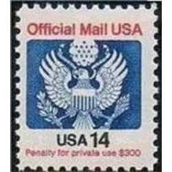 us stamp o officials o129a official mail great seal 14 1983