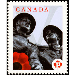 canada stamp 2342i detail of national war memorial in ottawa on 2009