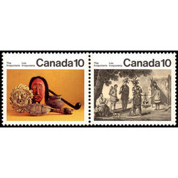 canada stamp 579i iroquoian encampment 10 1976 M VFNH