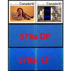 canada stamp 579i lf iroquoian encampment 10 1976 M VFNH