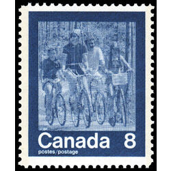 canada stamp 631i cycling 8 1974