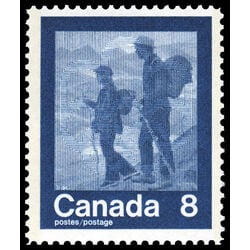canada stamp 632i hiking 8 1974