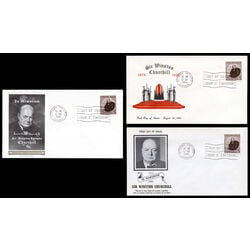 canada stamp 440 sir winston churchill 5 1965 FDC 004