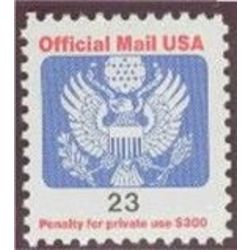 us stamp officials o o148 official mail great seal 23 1991