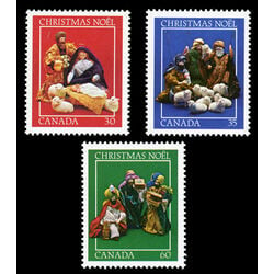 canada stamp 973 5 christmas creche figures 1982