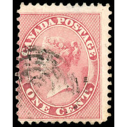 canada stamp 14 queen victoria 1 1859 U VG 068