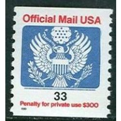 us stamp officials o o157 official mail great seal 33 1999