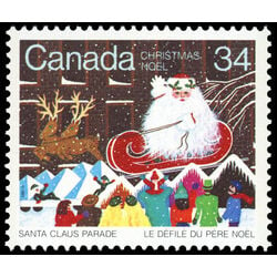 canada stamp 1067 santa claus parade 34 1985