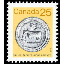 canada stamp 1080 butter stamp 25 1987