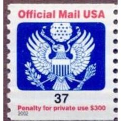 us stamp o officials o159 official mail great seal 37 2002