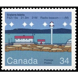 canada stamp 1063 sisters islets near vancouver island 34 1985