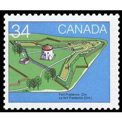 canada stamp 1059 fort frederick ontario 34 1985