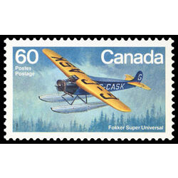 canada stamp 972 fokker super universal 60 1982