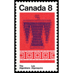 canada stamp 568 thunderbird and belt 8 1973